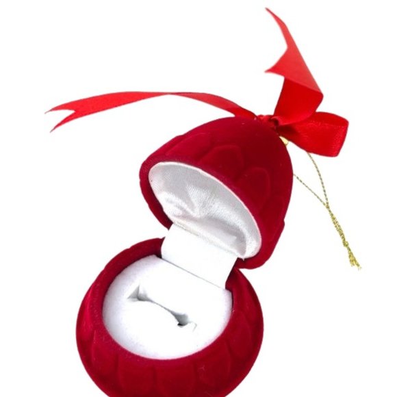 Holiday Bell Jewelry Box Ornament - Picture 2 of 3